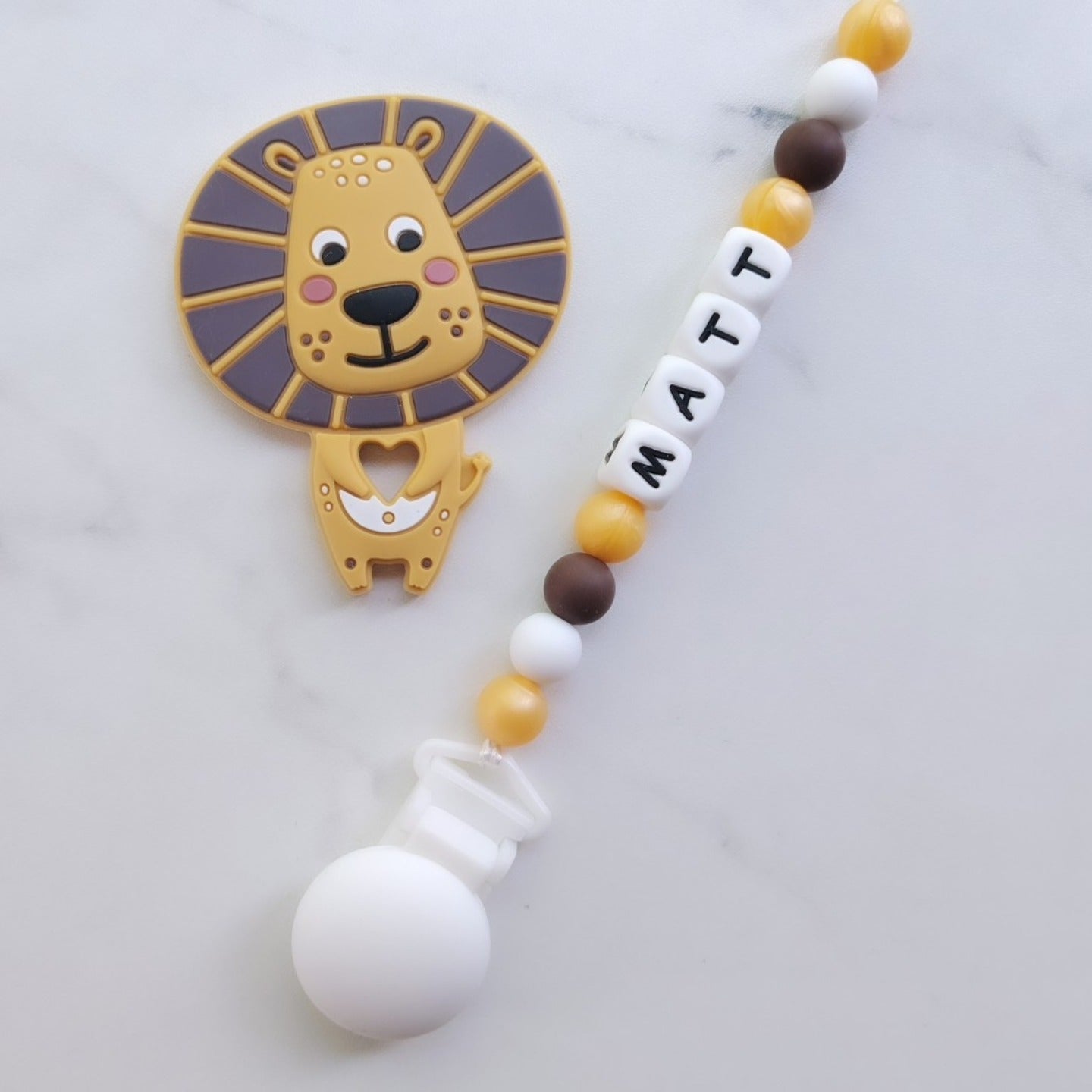 Personalized Teether & Clip