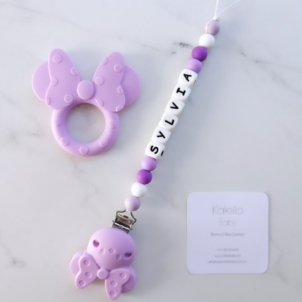 Personalized Teether & Clip