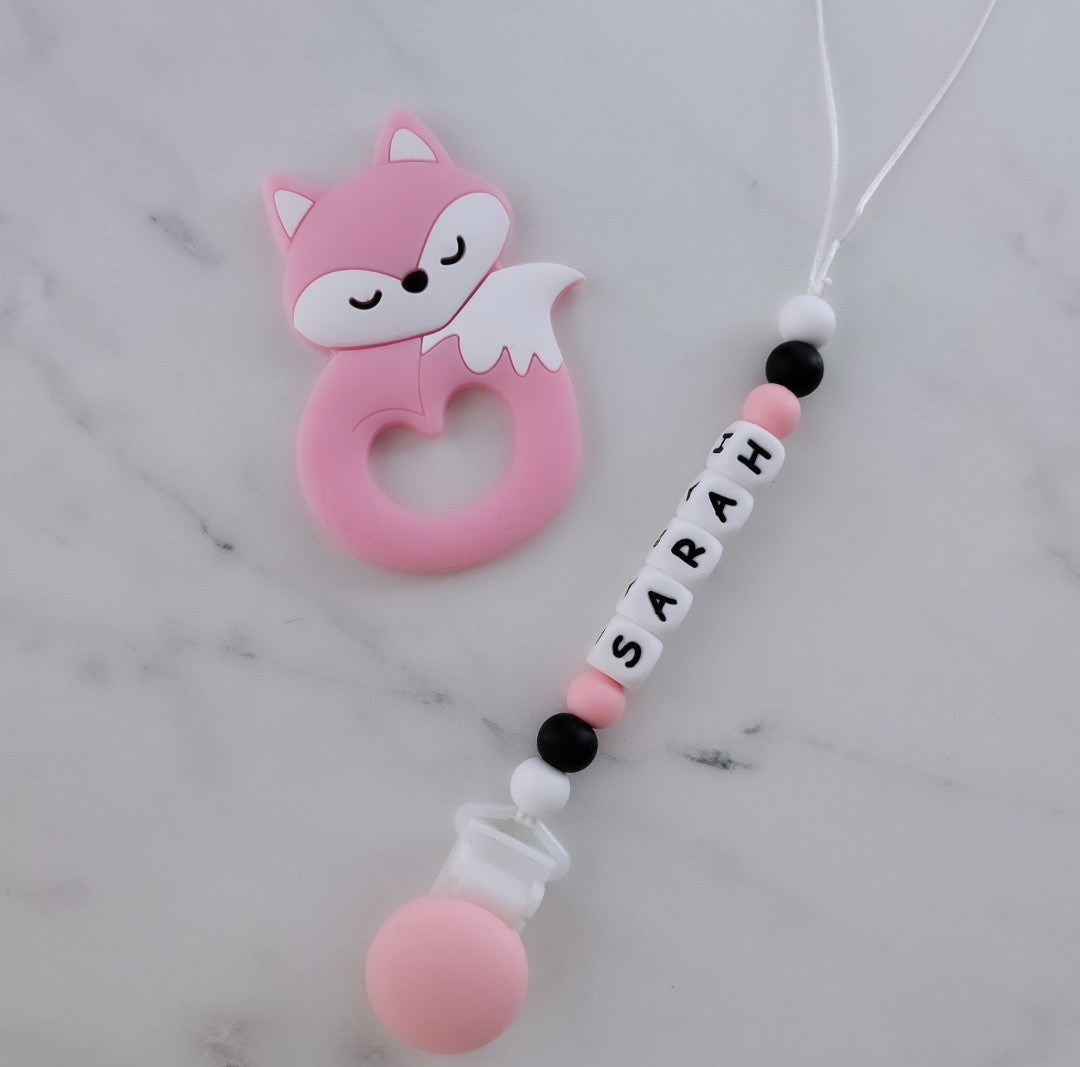 Personalized Teether & Clip