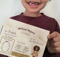 Tooth Fairy Certificates